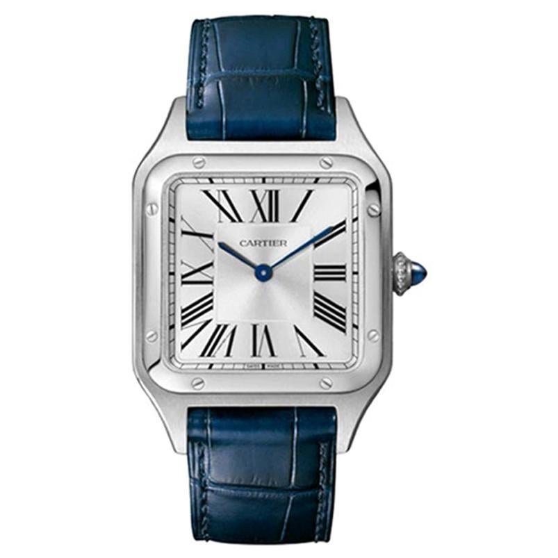 Cartier Santos-Dumont Quartz Movement Large Model Steel Men's Watch WSSA0022