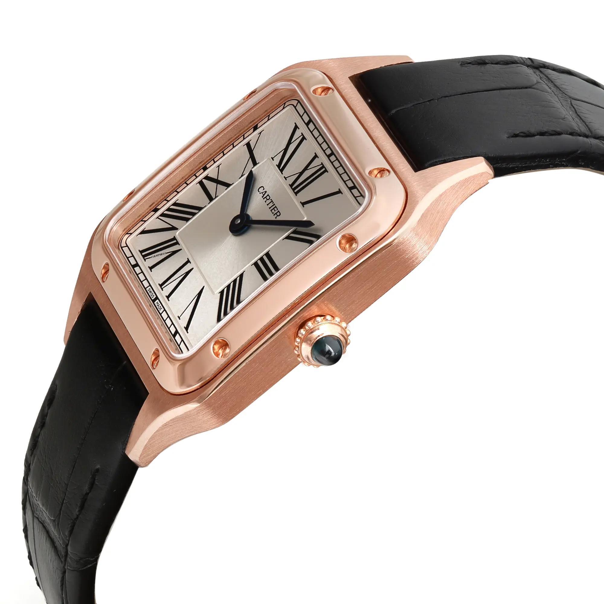 Cartier Santos Dumont Small 18k Rose Gold Unisex Watch WGSA0022 1
