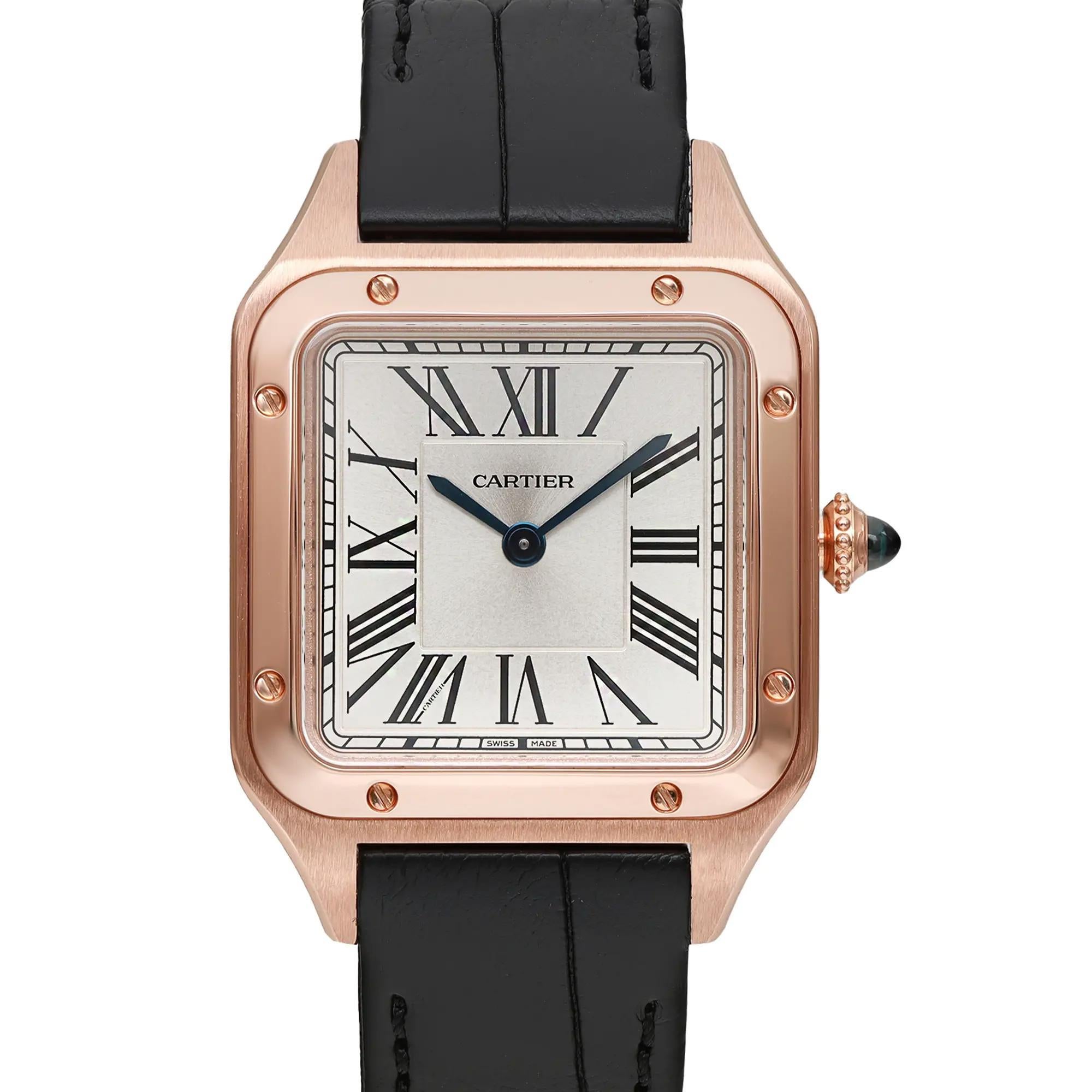 Cartier Santos Dumont Small 18k Rose Gold Unisex Watch WGSA0022 3