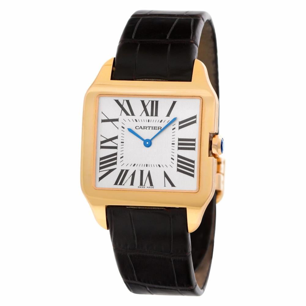 cartier santos grey dial
