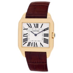 Cartier Santos Dumont W2008751 18 Karat Yellow Gold Cream Dial Manual Watch