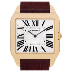 Cartier Santos Dumont W2008751; White Dial, Certified and Warranty