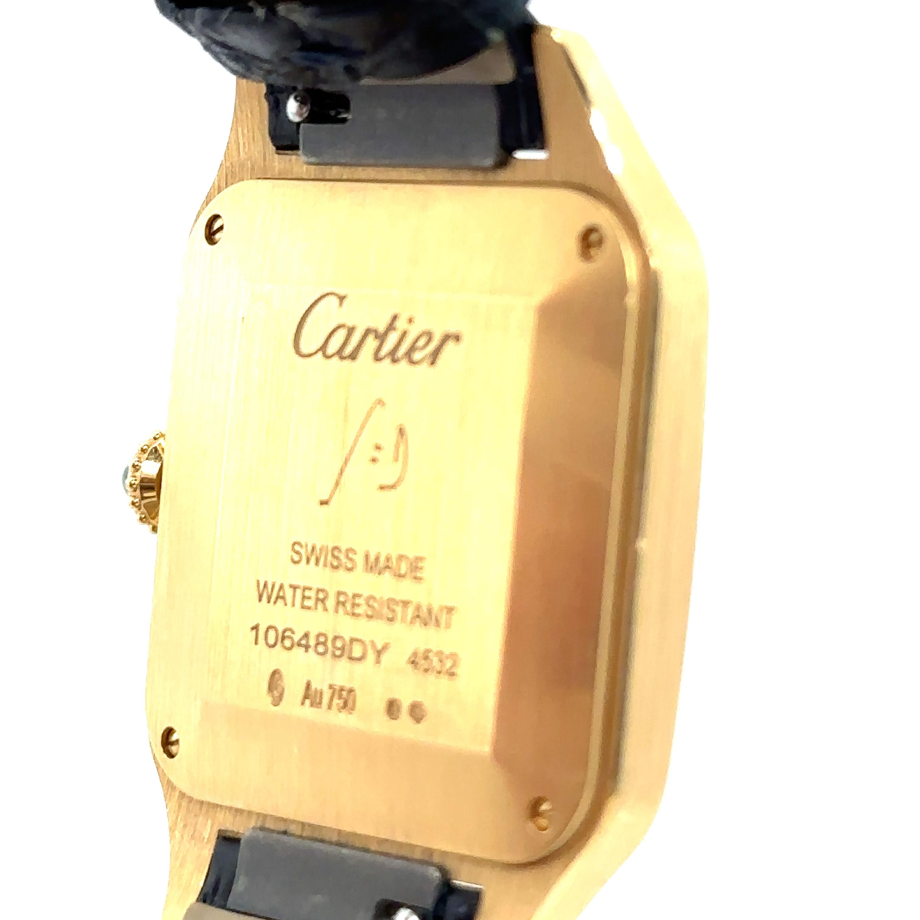 Women's or Men's Cartier Santos Dumont Watch (Large)  For Sale