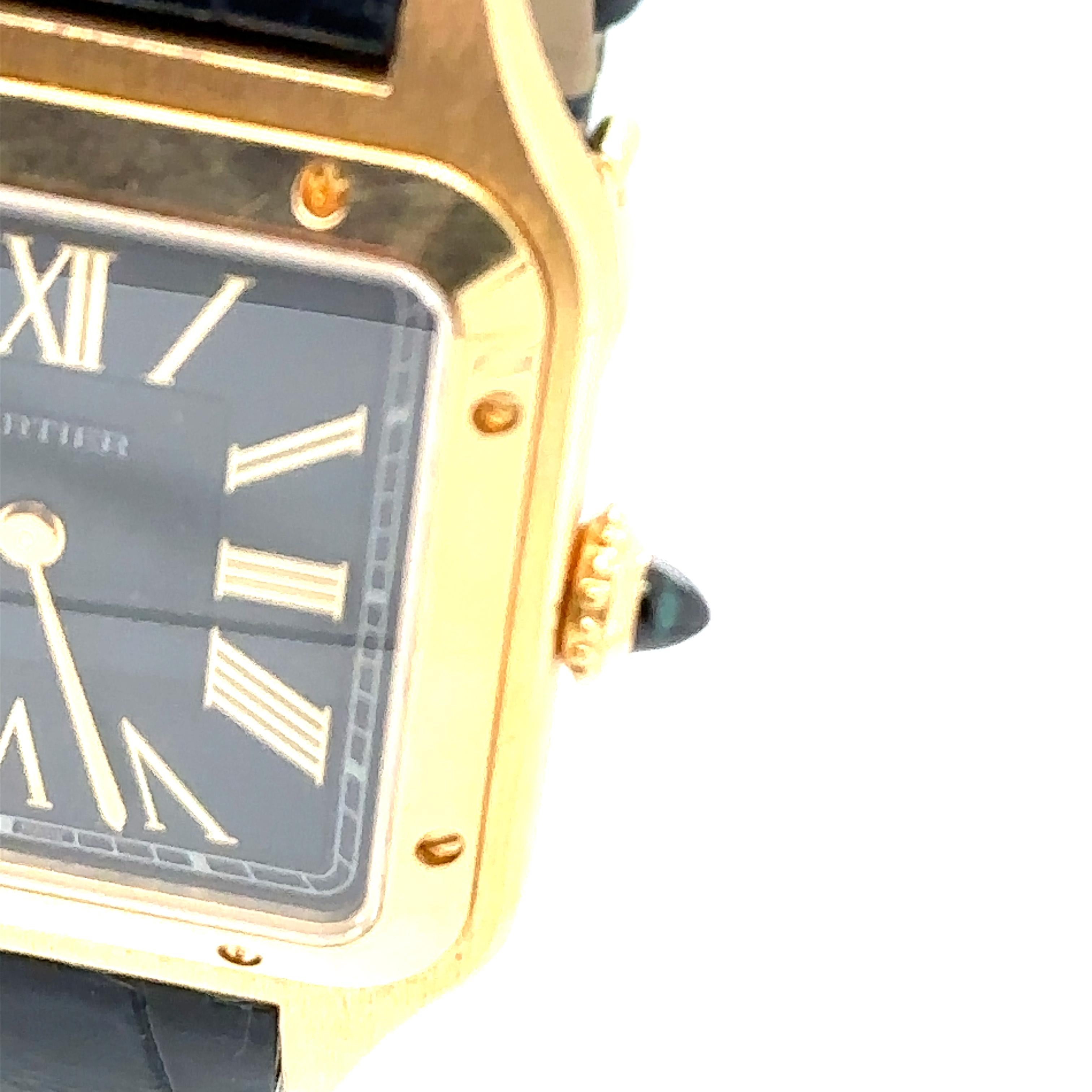Women's or Men's Cartier Santos Dumont Watch (Large) For Sale