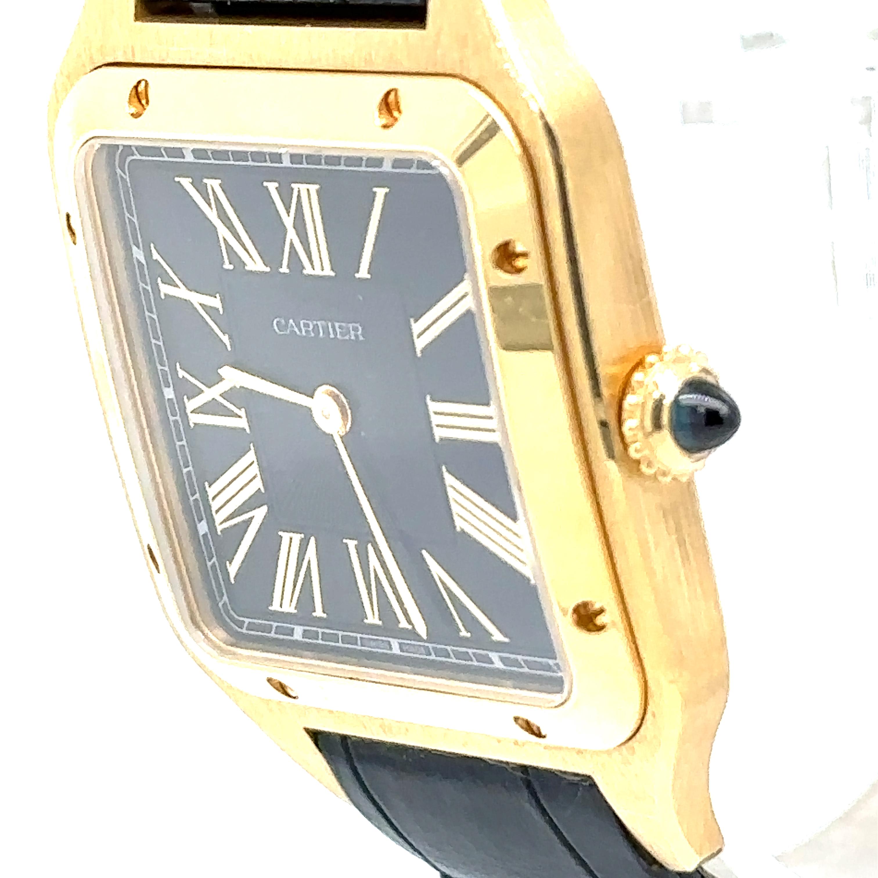 Cartier Santos Dumont Watch (Large) For Sale 1