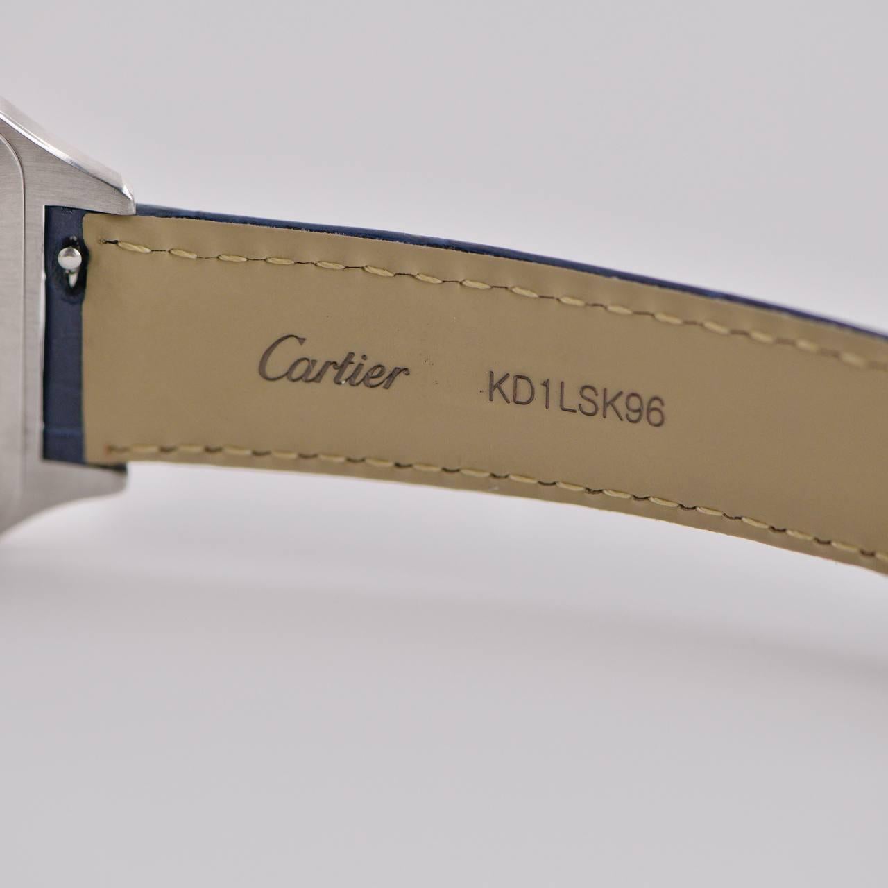 Cartier Santos-Dumont Montre grand modèle WSSA0022 Unisexe en vente