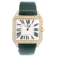 Cartier Santos Dumont WH100751 18K Rose Gold With Box & Card