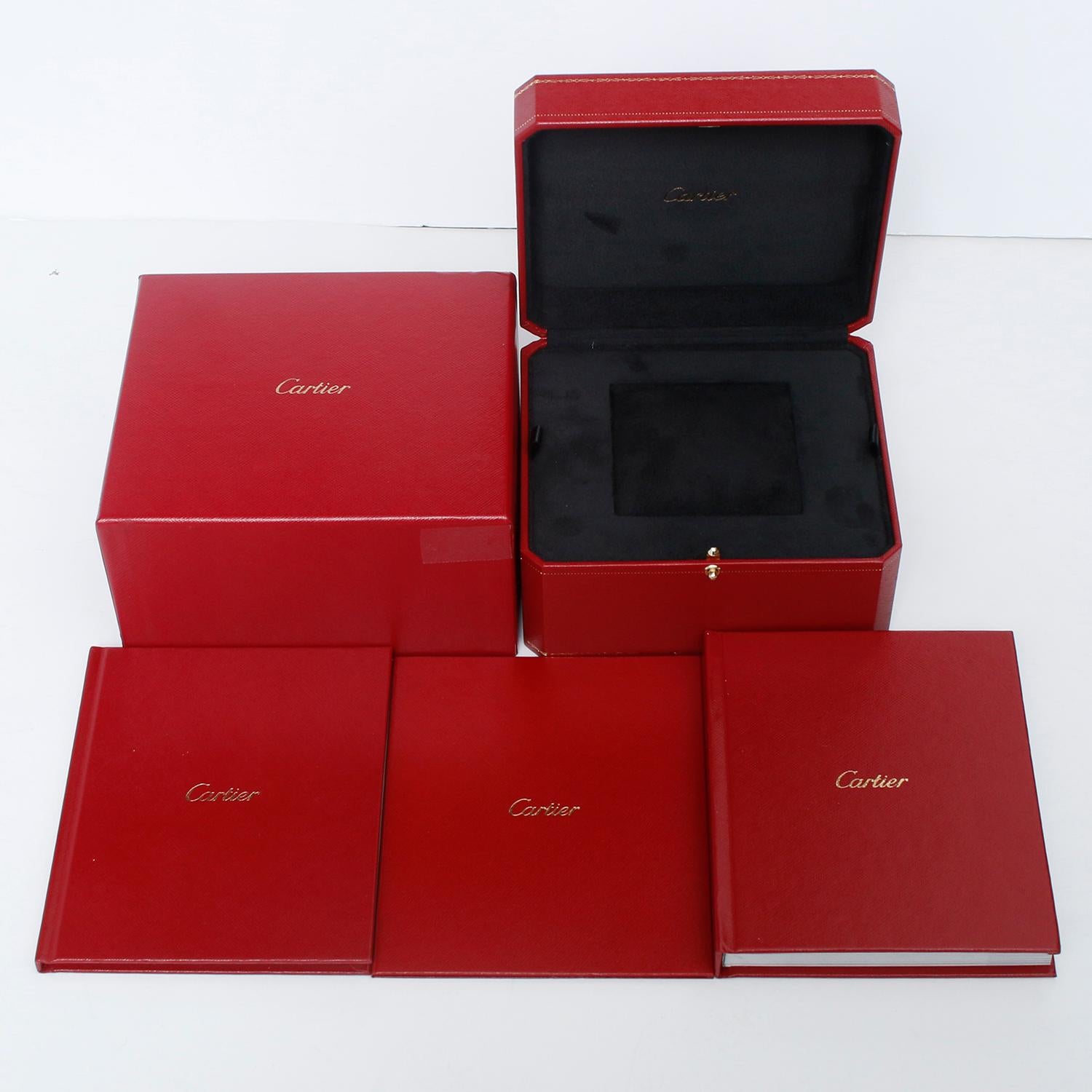 Cartier Santos Dumont XL Skeleton Rose Gold Watch W2020057 For Sale 1