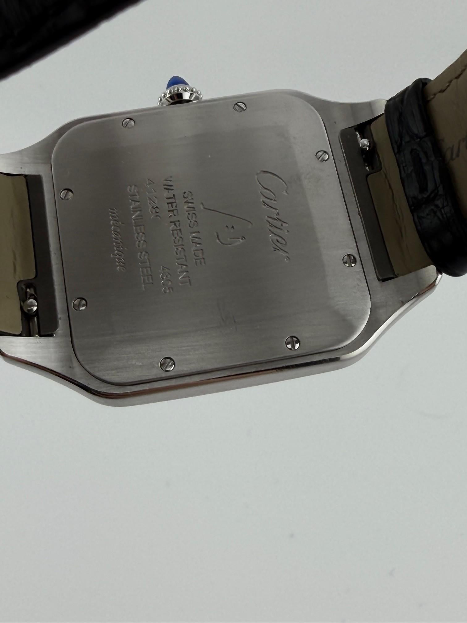 Numero di stile: W2SA0017 / 4305



Seriale: 4128****



Anno: 2020-oggi

 

Modello: Carter Santos Dumont XL

 

Materiale della cassa: Acciaio inossidabile 

 

Fascia: pelle nera 

 

Lunetta: oro rosa 18k 

 

Quadrante: quadrante argentato con