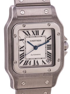 Cartier Santos Galbe Extra Large Stainless Steel Automatic, circa 2012
