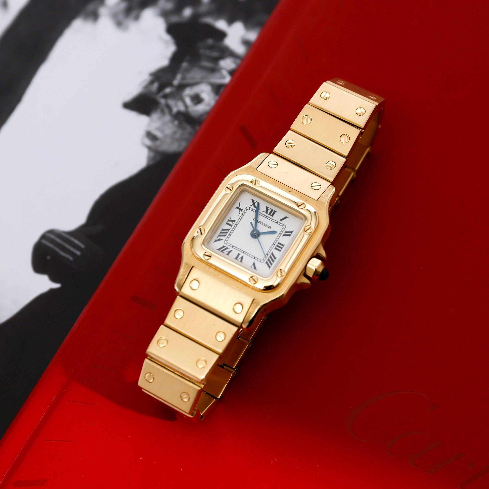 Cartier Santos Galbee 0 866930 Ladies Yellow Gold Automatique Watch 3