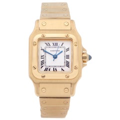 Cartier Santos Galbee 0 866930 Ladies Yellow Gold Automatique Watch