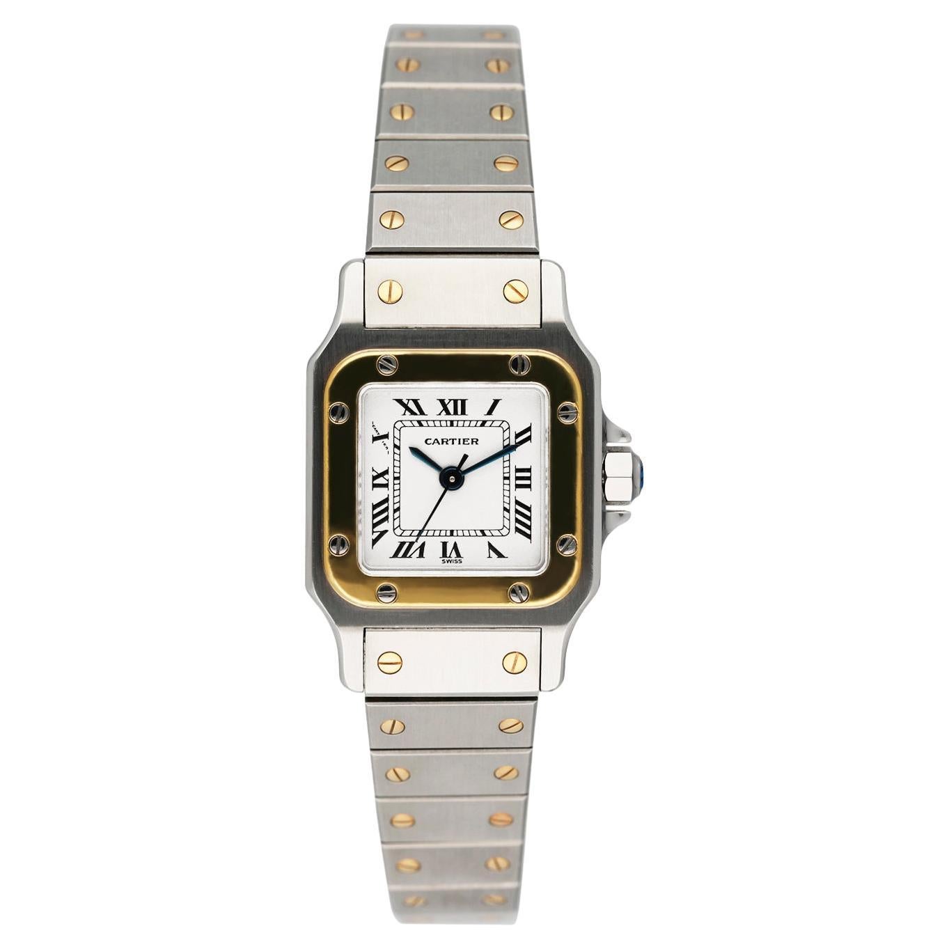 Cartier Santos Galbee 0902 Two-Tone Automatic Ladies Watch