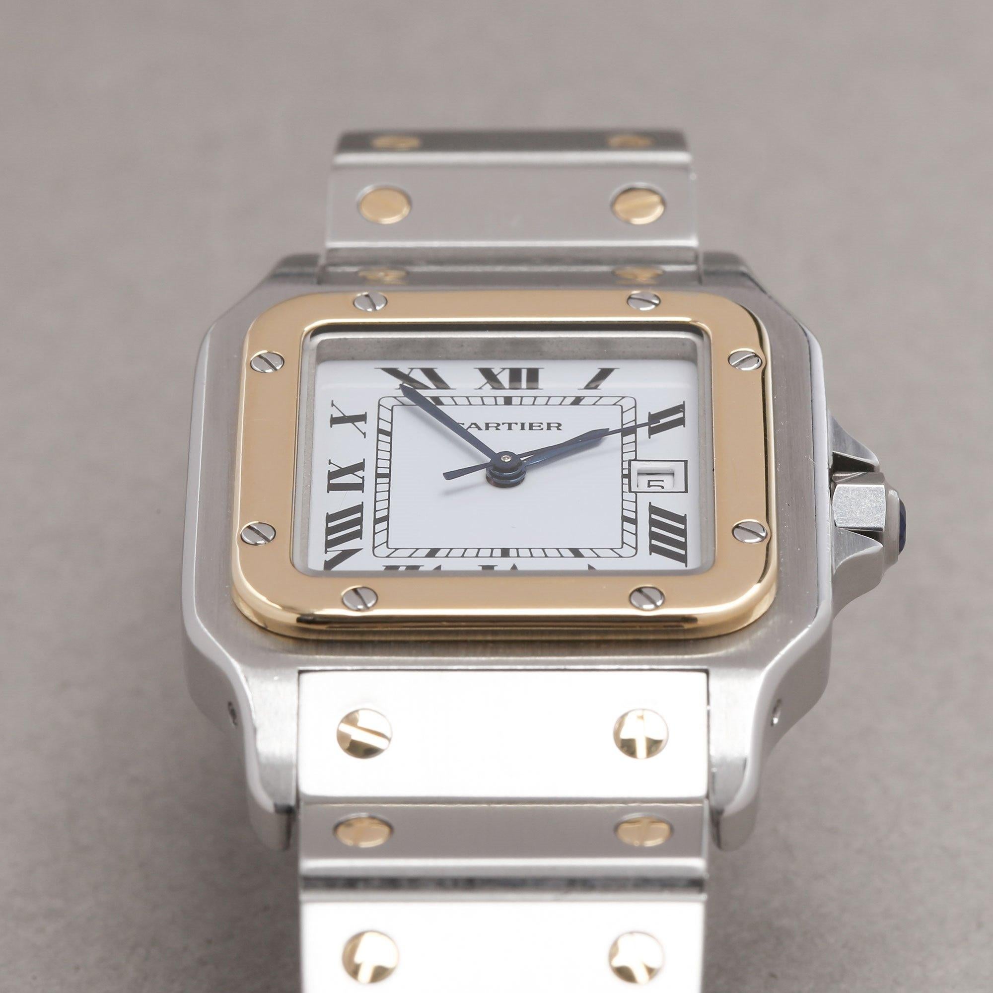 Cartier Santos Galbee 1172961 Unisex Yellow Gold & Stainless Steel Watch 3