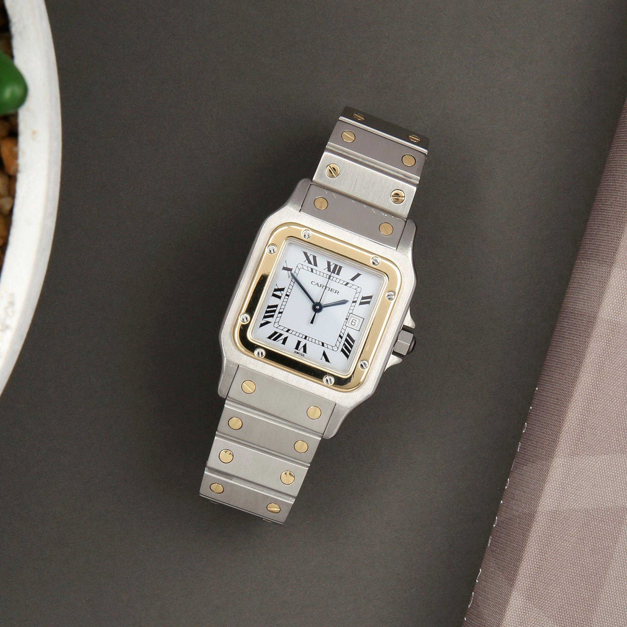 Cartier Santos Galbee 1172961 Unisex Yellow Gold & Stainless Steel Watch 4