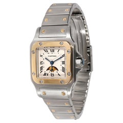 Cartier Santos Galbee 119902 Women's Watch in Stainless Steel / Yellow Gold