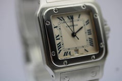 Cartier Santos Galbée 1564  Grand modèle  29mm x 41mm  Acier