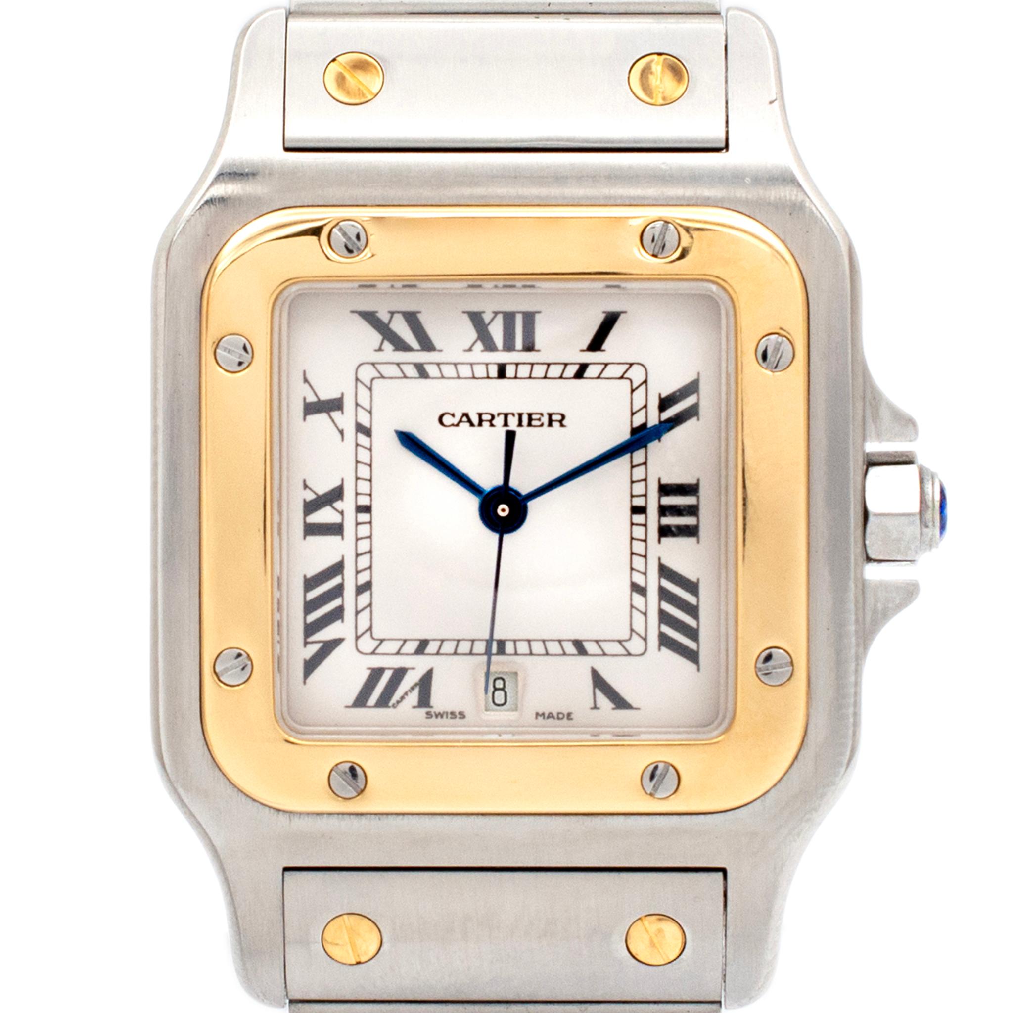 Marke: Cartier

Geschlecht: Damen

Metall Typ: 18K Gelbgold & Edelstahl

Gewicht: 84,20 Gramm

18K Gelbgold und Edelstahl Cartier Schweizer Uhr mit Original-Box gemacht. Die Marke 