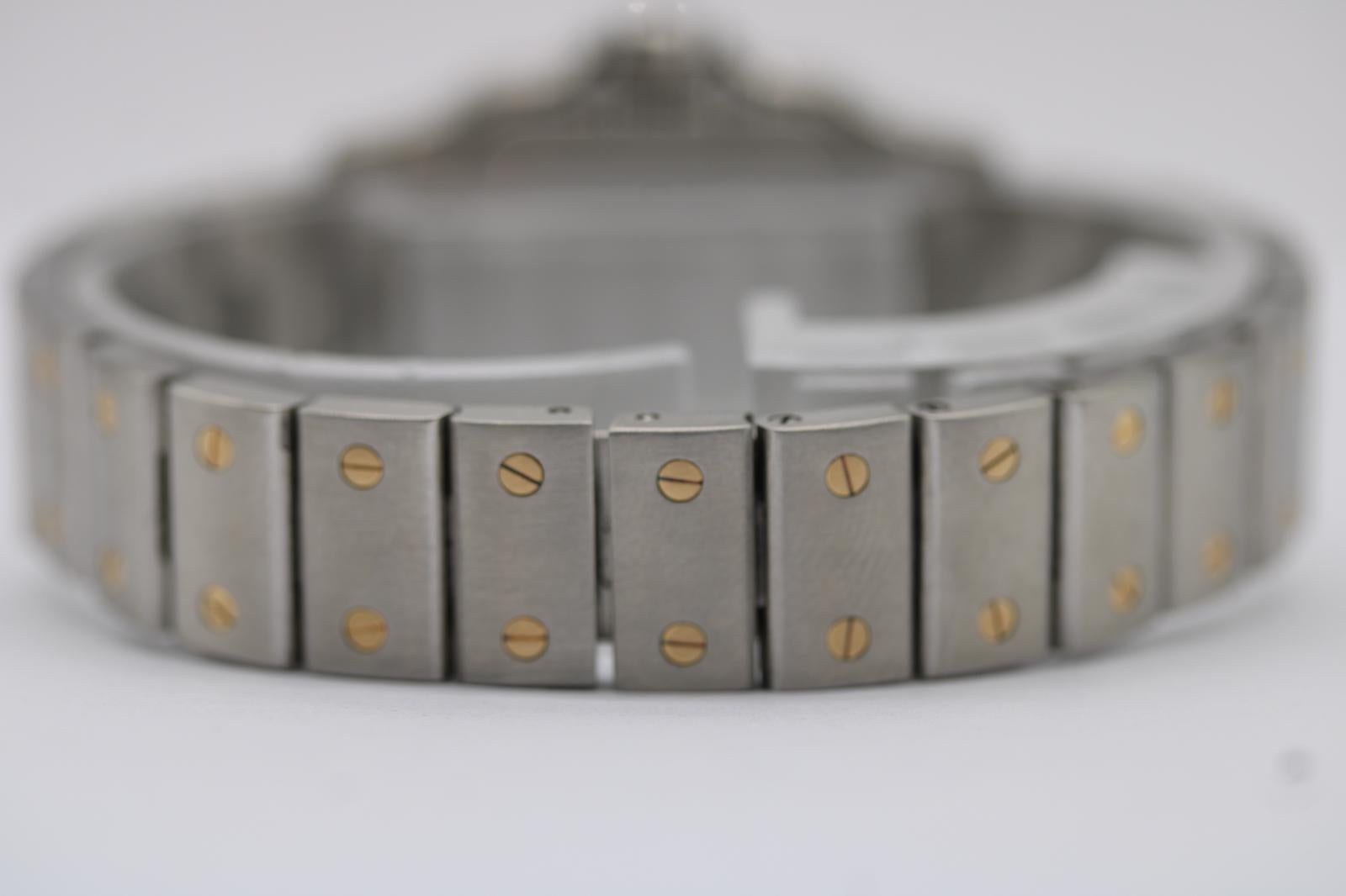 Cartier Santos Galbée 1567  Mid-Size 24mm Steel & 18k Gold  Quartz  No Papers 5