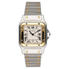 Cartier Santos Galbee 187901 Two Tone Watch