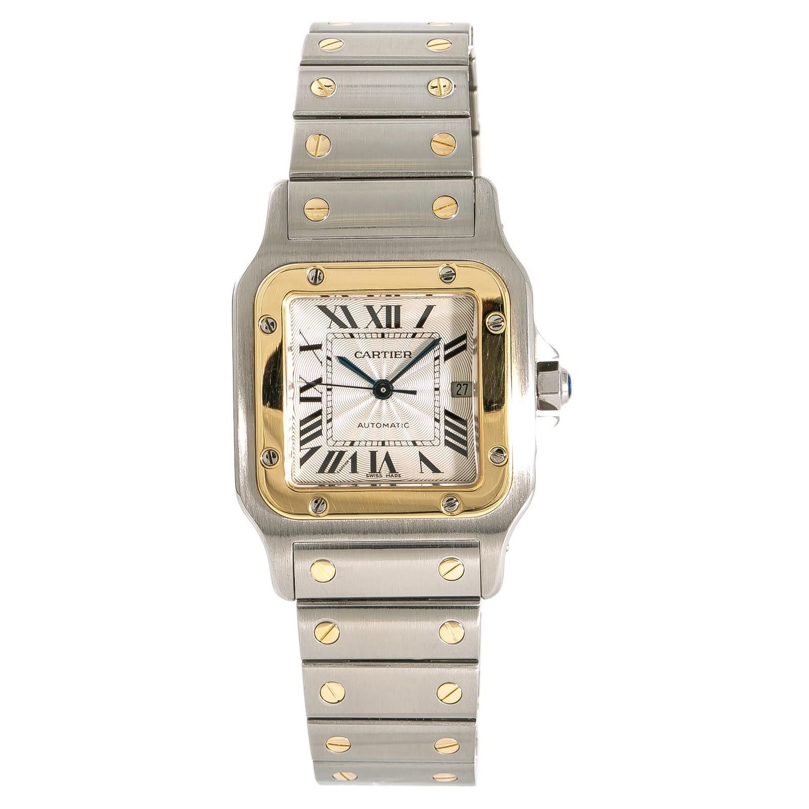 Cartier Santos Galbee 2319 W20055D6 Men’s Automatic Watch 18 Karat Two-Tone