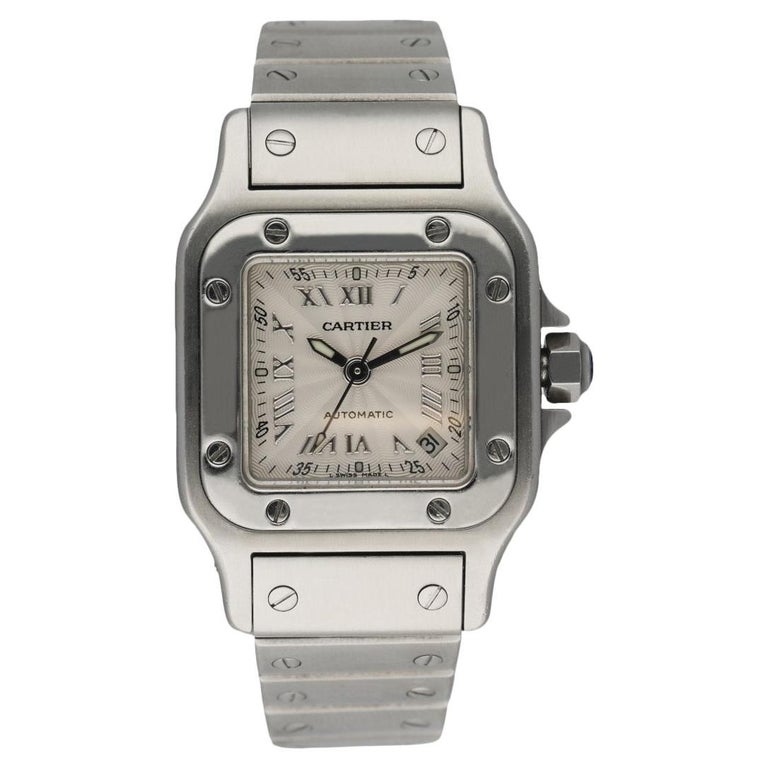 Cartier Santos Galbee 2423 Automatic Stainless Steel Ladies Watch