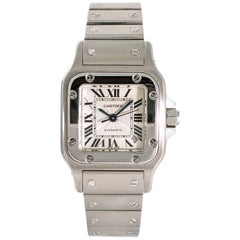 Cartier Santos Galbee 2423, White Dial, Certified and Warranty