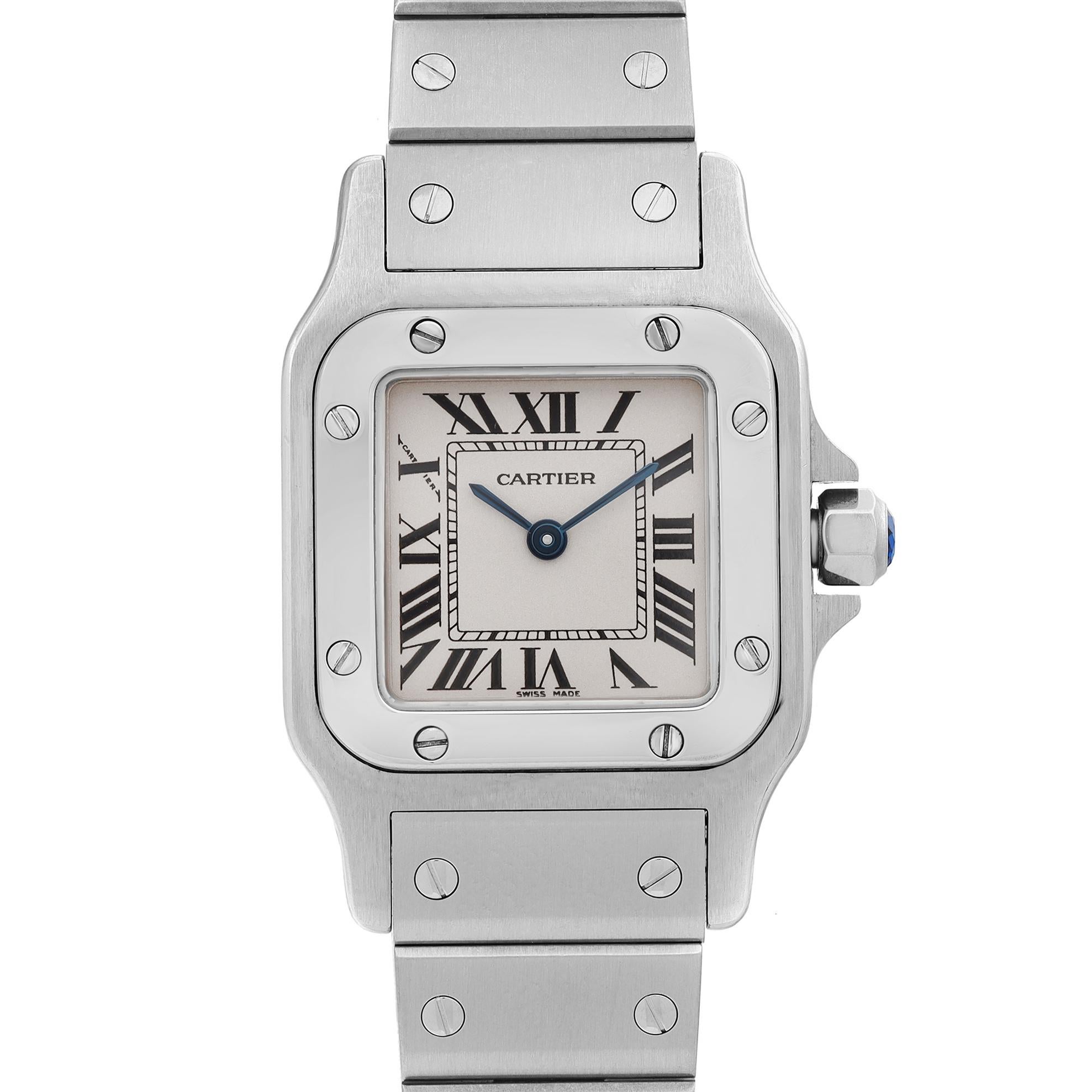 Excellent condition. The original box and paper are not included. Comes with a gift box and the seller's warranty card. 

Brand: Cartier  Type: Wristwatch  Department: Women  Model Number: W20056D6  Country/Region of Manufacture: Switzerland  Style: