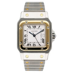 Cartier Santos Galbee 2961 Two Tone Watch