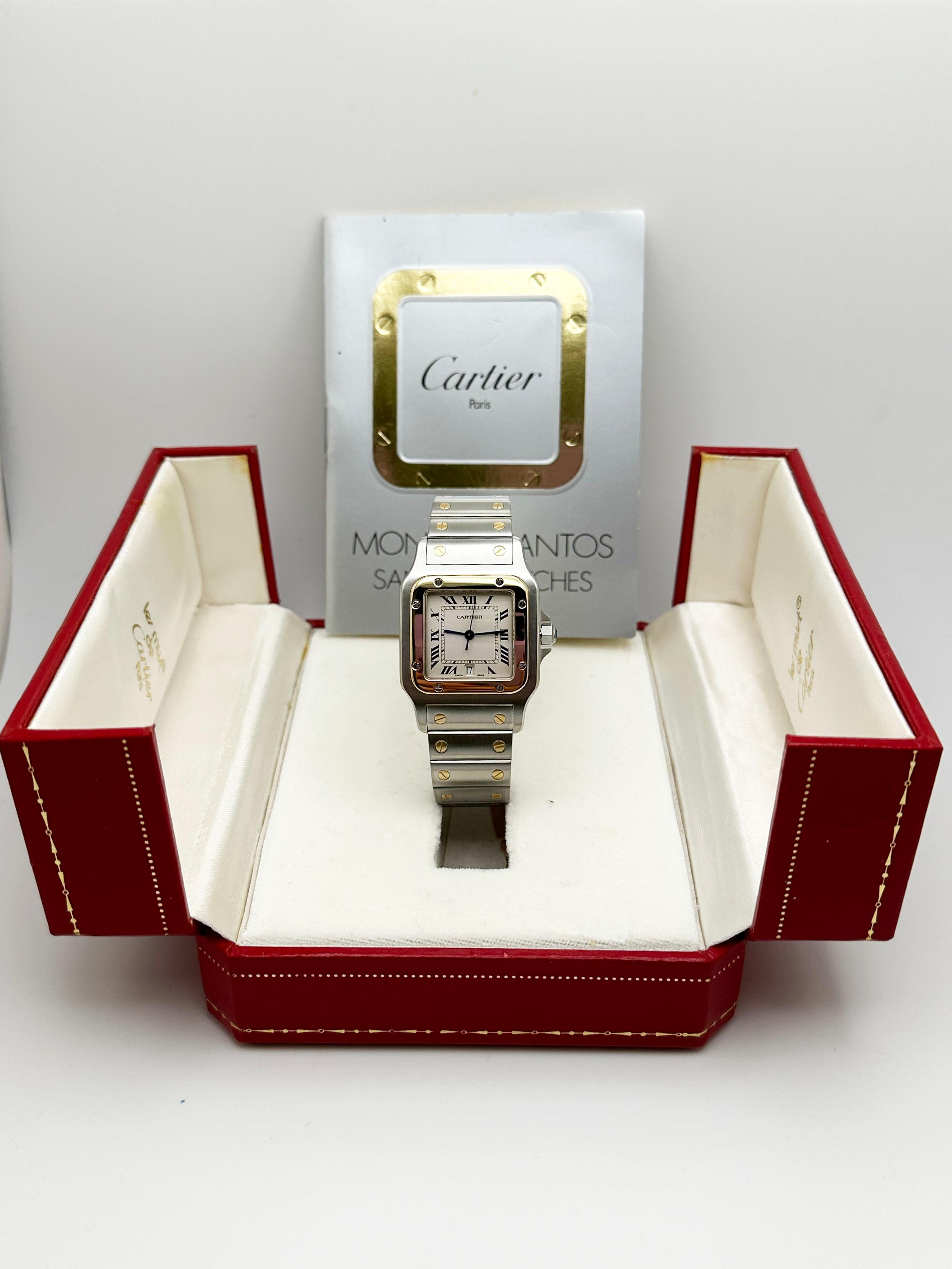Stilnummer: 187901

 

Modell: Santos Galbee

 

MATERIAL des Gehäuses: Rostfreier Stahl 

 

Band: 18K Gelbgold & Edelstahl 

 

Lünette:  18K Gelbgold 

 

Gesicht: Saphirglas 

 

Gehäusegröße: 29mm 

 

Enthält: 

-Cartier Box

-zertifizierte