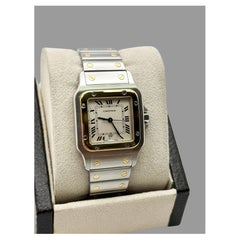 Cartier Santos Galbee 29mm Ref 187901 18K Gelbgold Edelstahl-Kasten aus Edelstahl