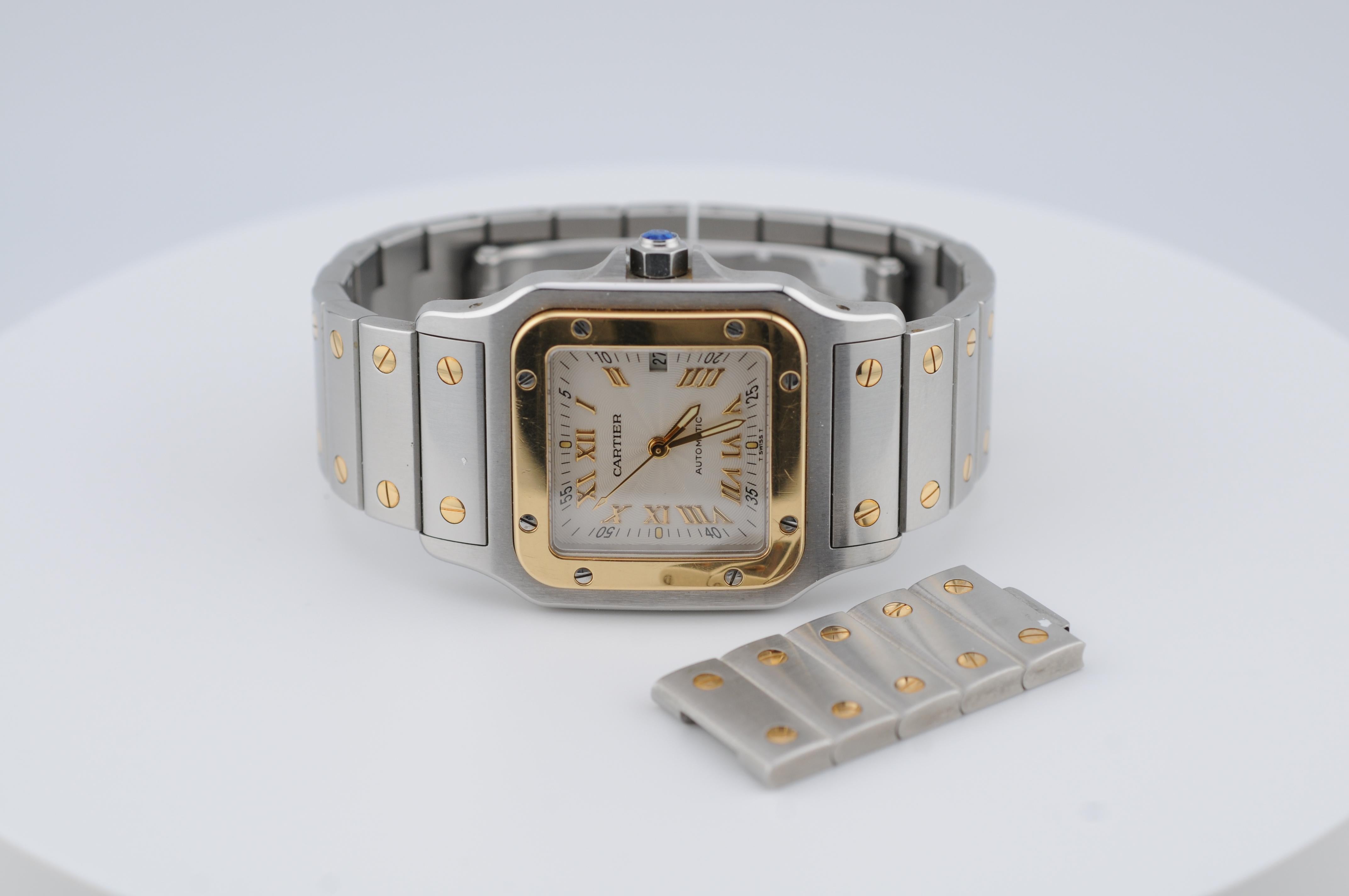 Cartier Santos Galbée 29mm Ref. 2319 In Good Condition For Sale In Berlin, BE