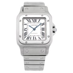 Cartier Santos "Galbee" Stainless Steel Wristwatch Ref W20098d6