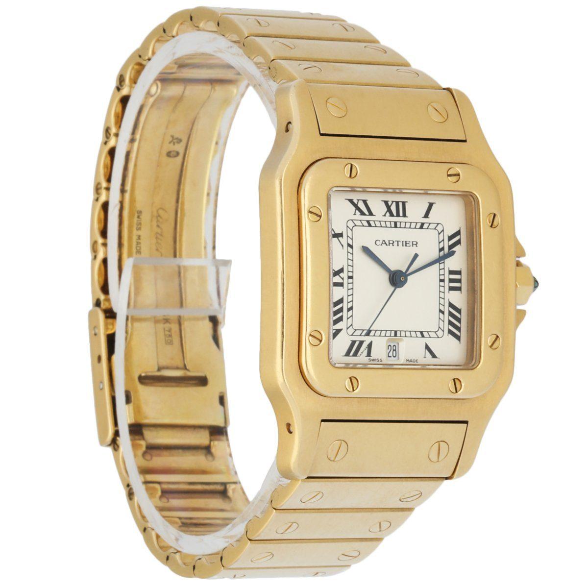 cartier santos gold