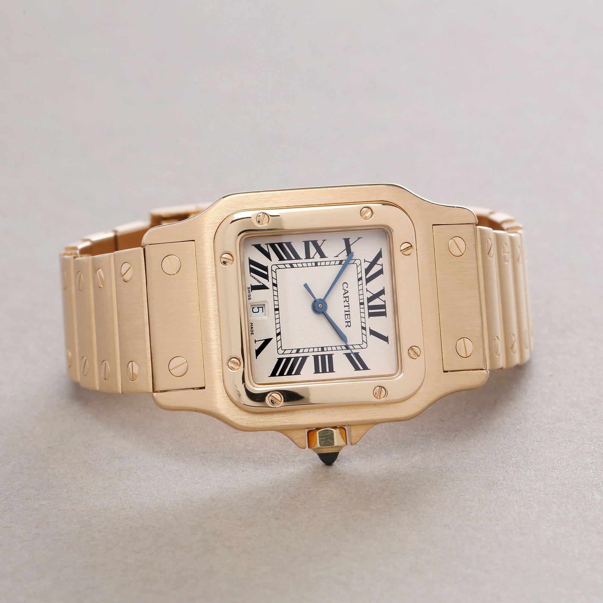 Cartier Santos Galbee 887901 Unisex Yellow Gold Watch 1