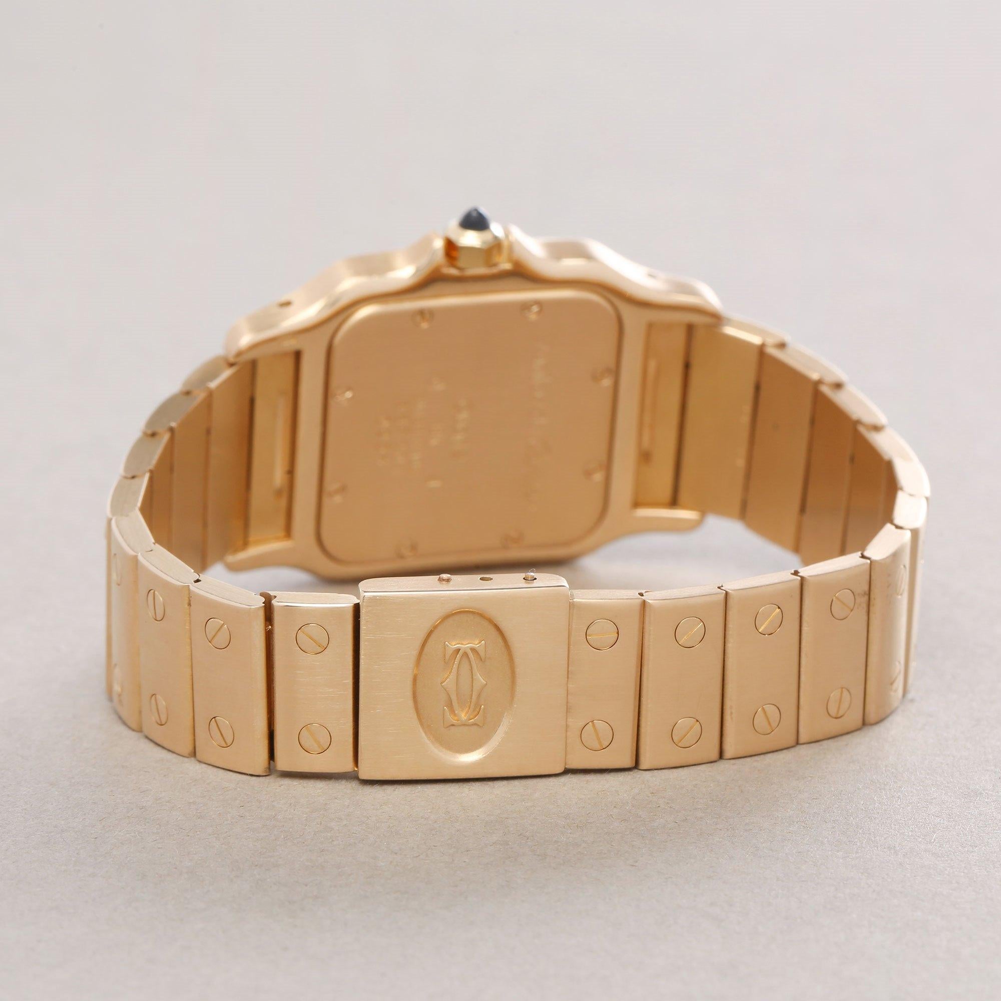 Cartier Santos Galbee 887901 Unisex Yellow Gold Watch 2