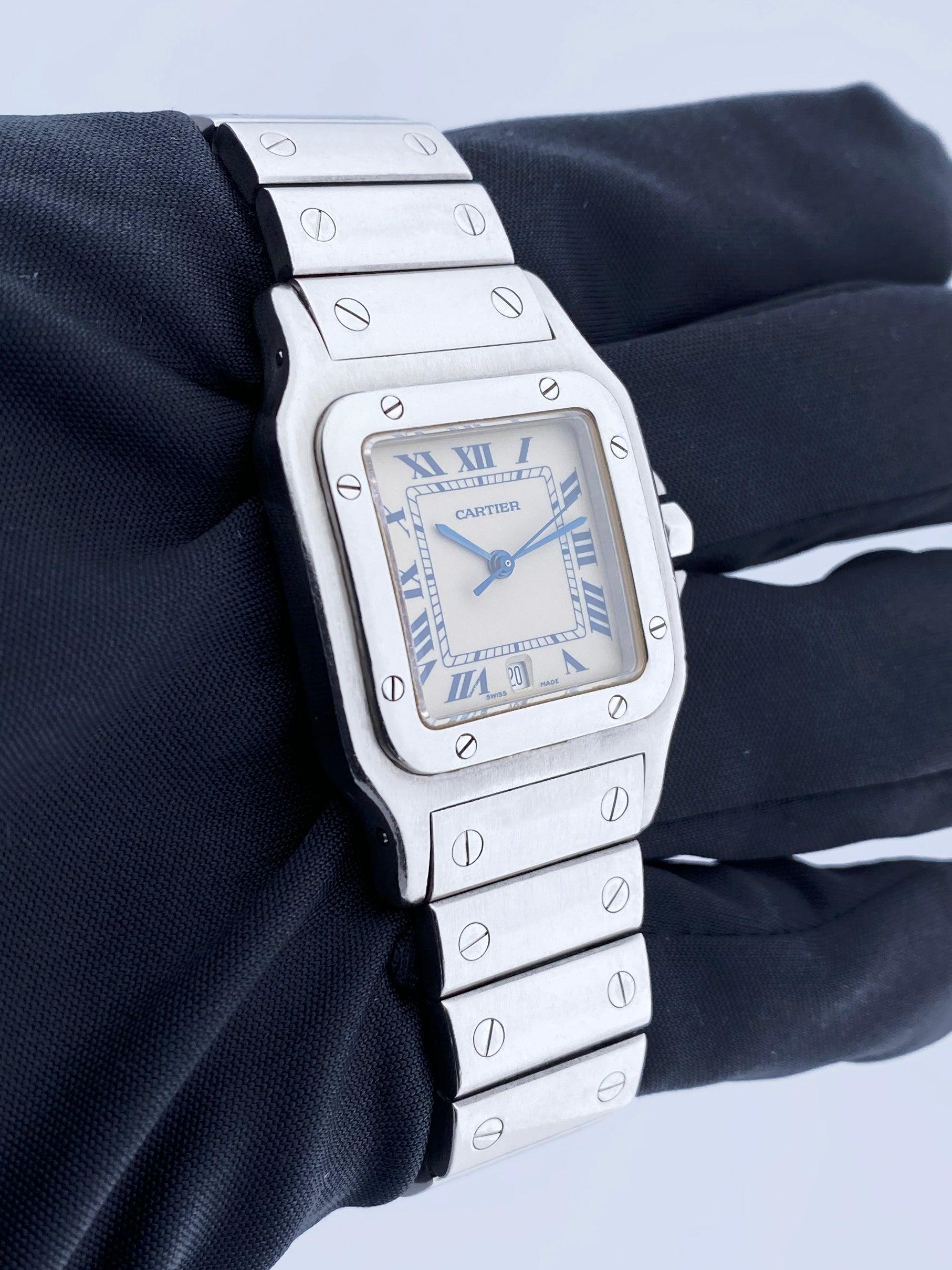 cartier santos bleue