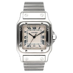 Cartier Santos Galbee Montre pour homme en acier inoxydable 987901