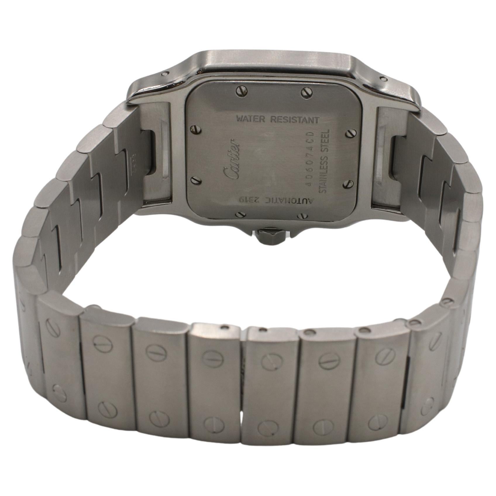 Modern Cartier Santos Galbée Automatic Stainless Steel Watch Ref 2319
