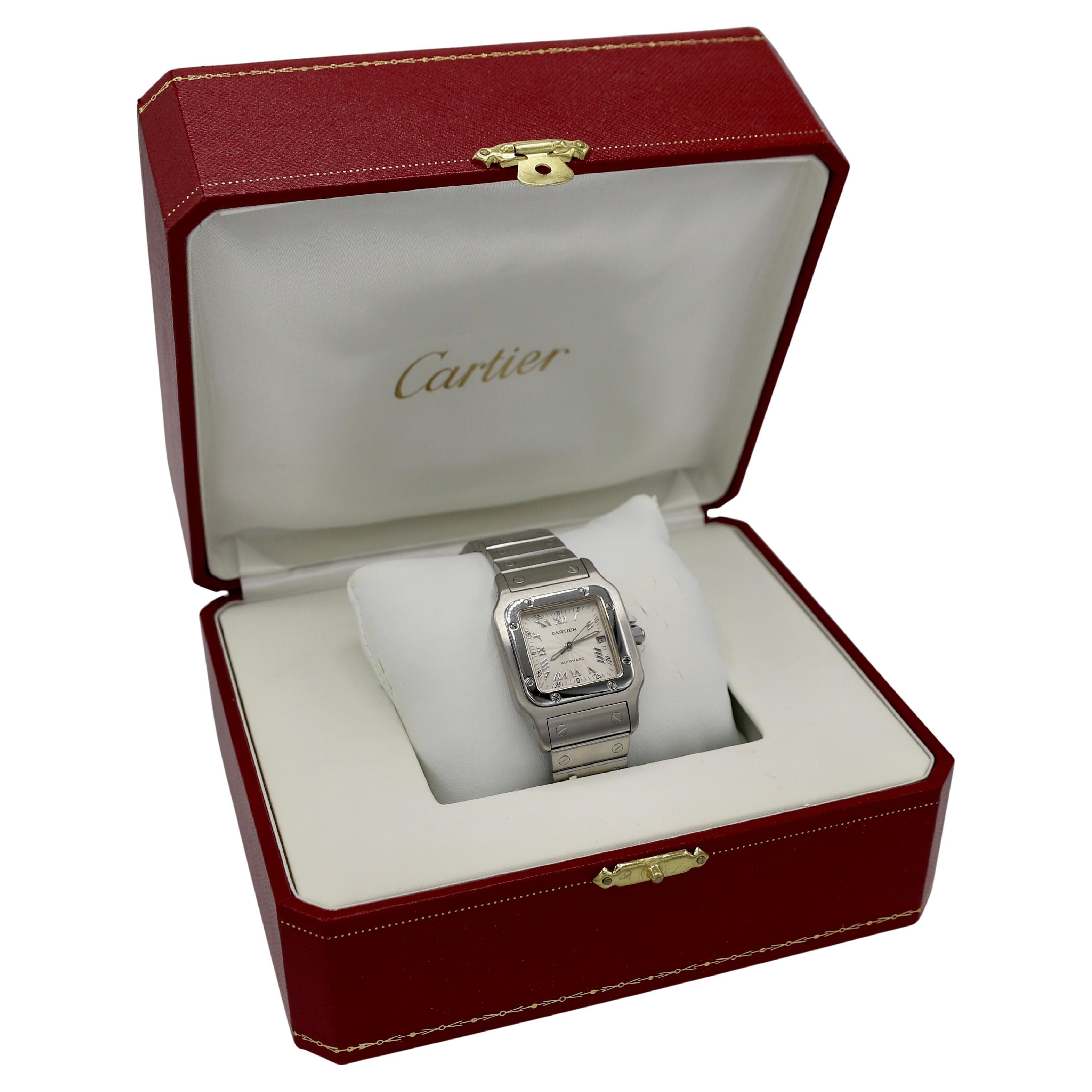 Women's or Men's Cartier Santos Galbée Automatic Stainless Steel Watch Ref 2319