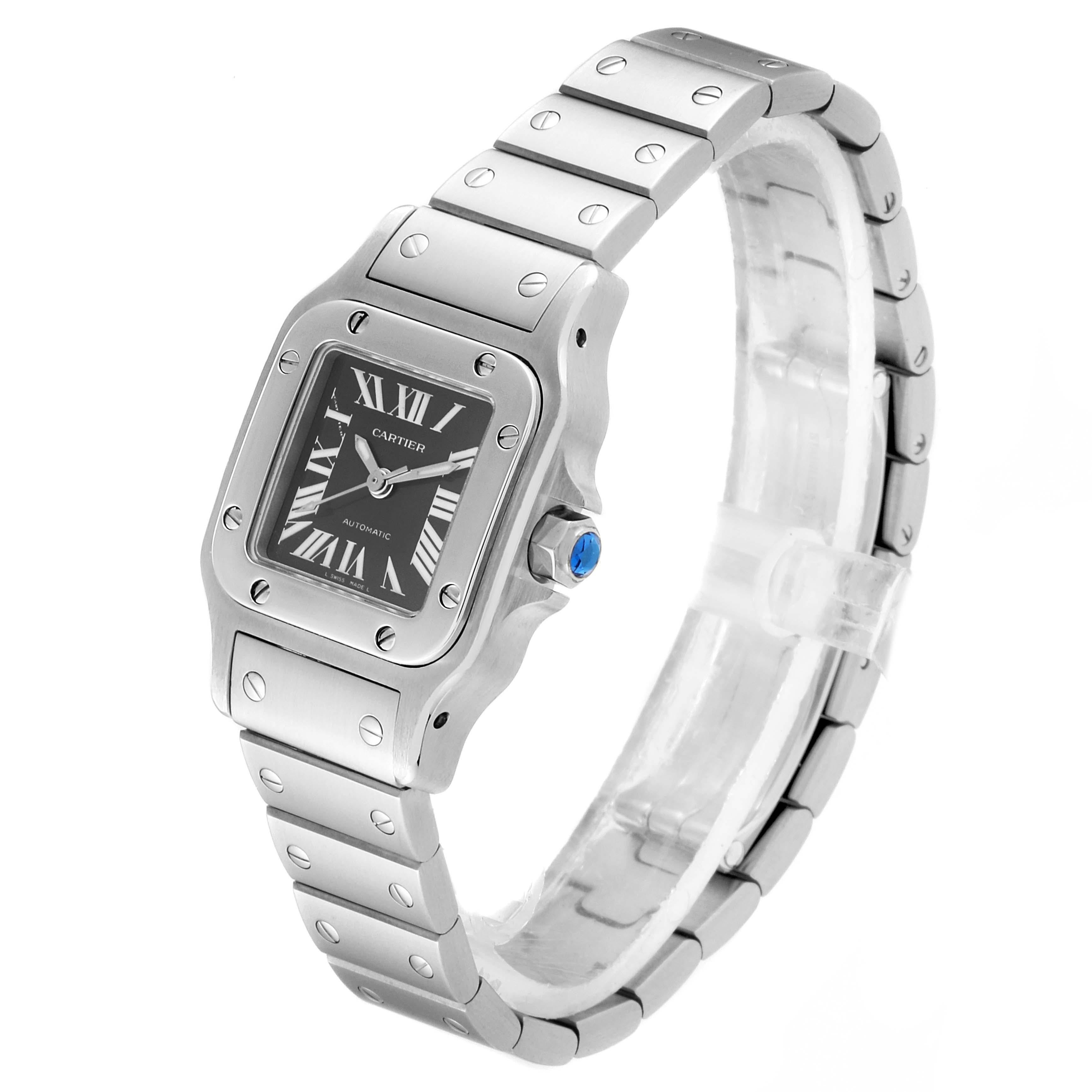 cartier santos grey dial