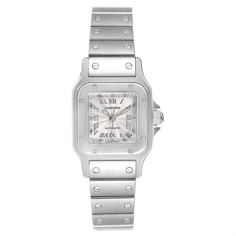 Cartier Santos Galbee Ladies Automatic Steel Ladies Watch W20044d6 For Sale At 1stdibs