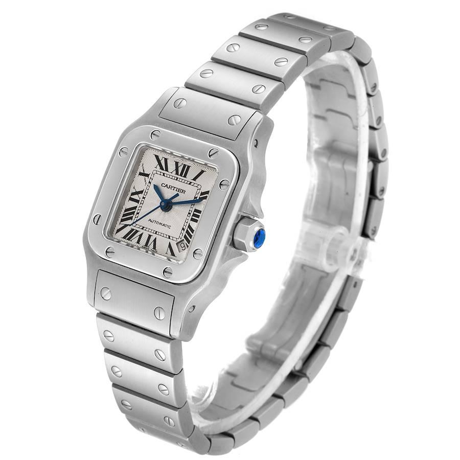 Women's Cartier Santos Galbee Ladies Automatic Steel Ladies Watch W20044D6 For Sale