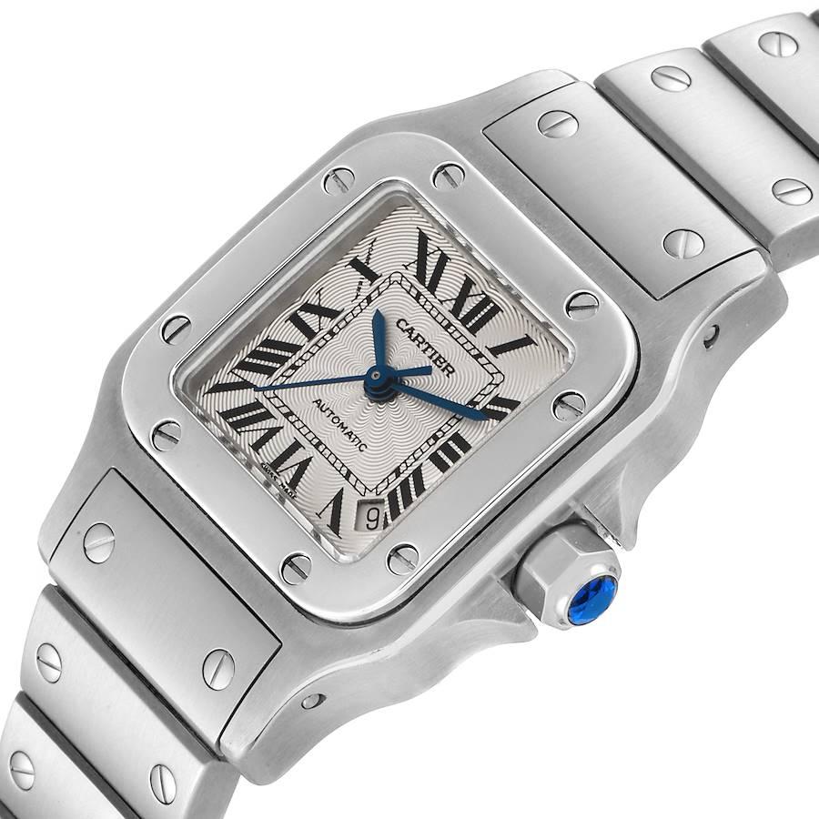 Cartier Santos Galbee Ladies Automatic Steel Ladies Watch W20044D6 For Sale 1