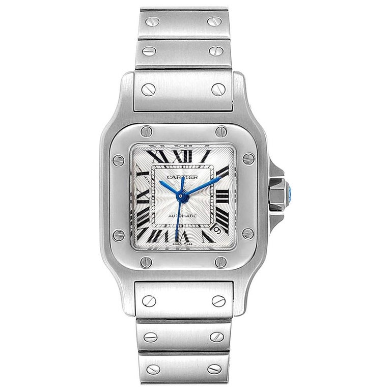 Cartier Santos Galbee Ladies Automatic Steel Ladies Watch W20044D6 For ...