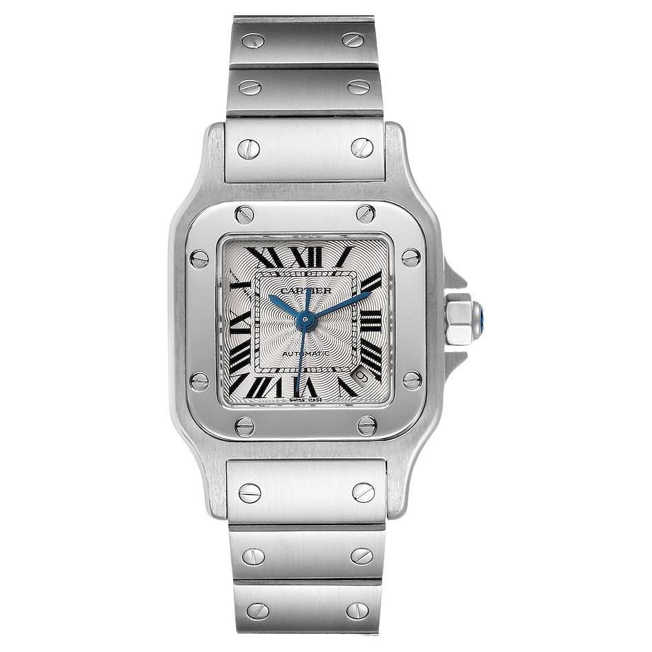 Cartier Santos Galbee Ladies Automatic Steel Ladies Watch W20044D6 For Sale