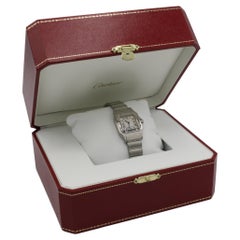 Cartier Santos Curved Galbée Ladies Stainless Steel Watch Ref 1565
