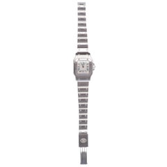 Cartier Santos Galbée lady wristwatch in steel