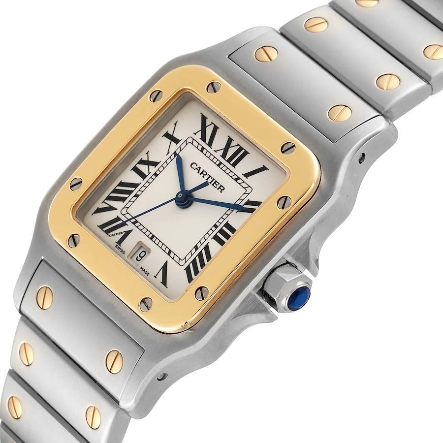Cartier Santos Galbee Large Steel Yellow Gold Unisex Watch 1566 2