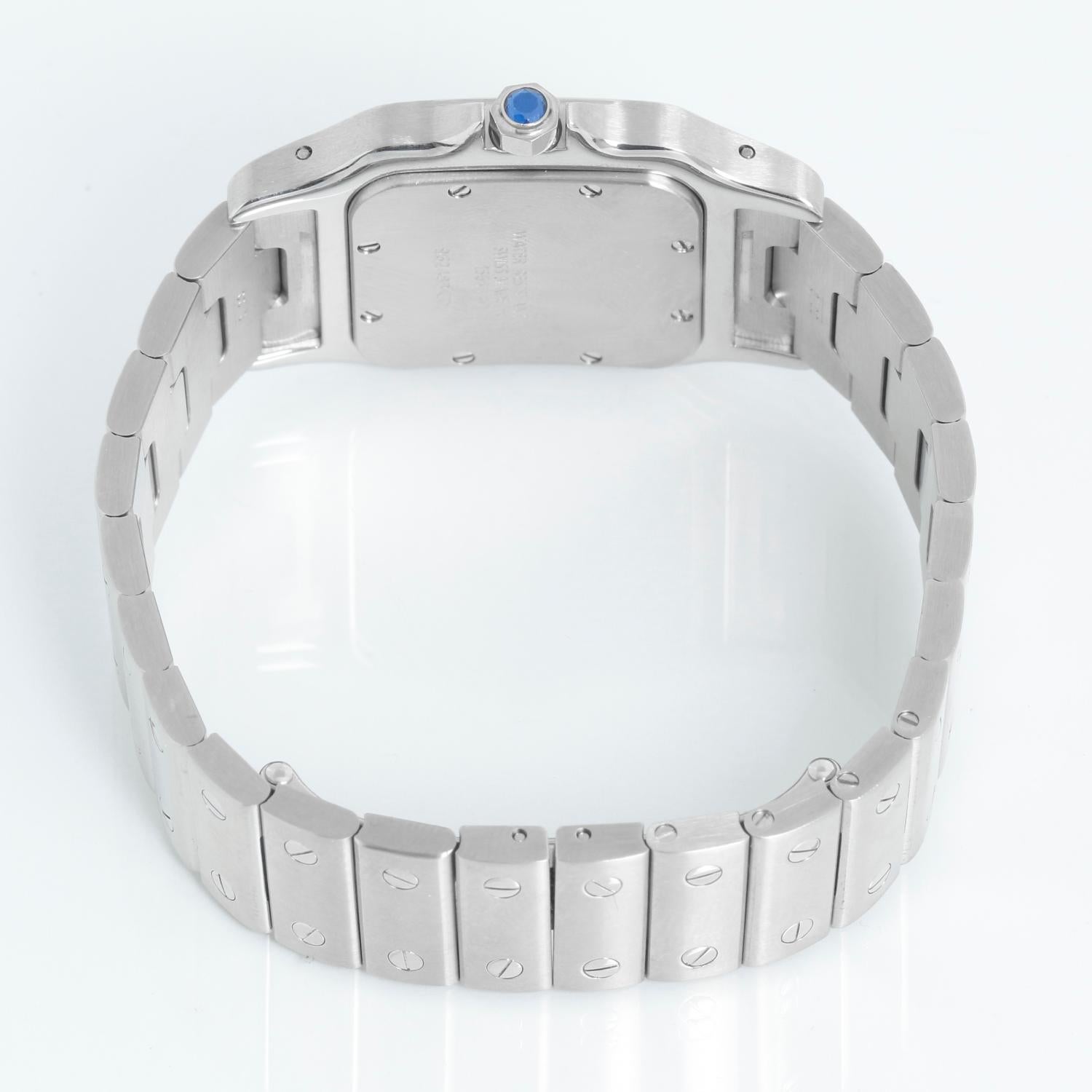 Men's Cartier Santos Galbee Midsize Steel Quartz Watch W20060D6 1564